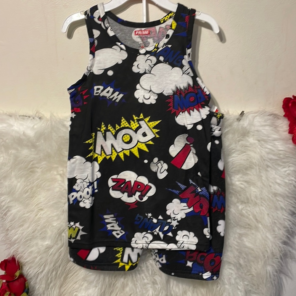 2Pcs Kids Top and short